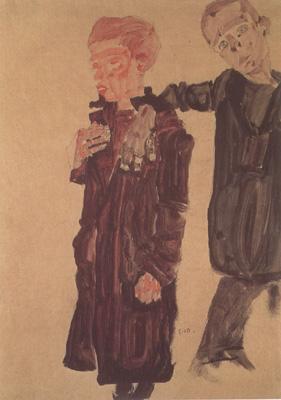 Egon Schiele Two Guttersnipes (mk12)